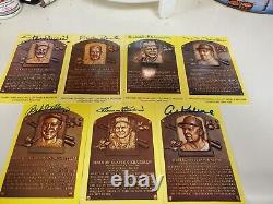 National Baseball Hall Of Fame & Museum Post Cards Autographed