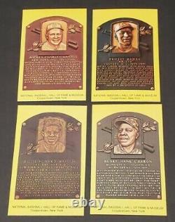 National Baseball Hall Of Fame Yellow Postcards 1936-2020 Complete Set Of 328