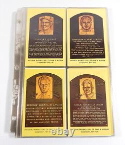 National Baseball Hall of Fame Plaques Postcard Set of 182 In Binder Pages