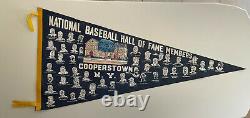 National baseball hall of fame pennant