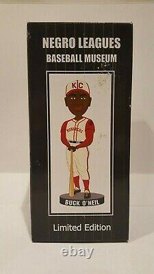 Negro League Baseball Museum Buck O'neil Hall Of Fame Bobblehead Nib Rare