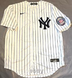 New Nike Derek Jeter New York Yankees Hall of Fame withPatch Pinstripe Jersey Sz L