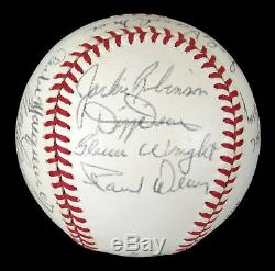 Nice Jackie Robinson 1969 Hall Of Fame Multi Signed Baseball 14 Sigs JSA COA