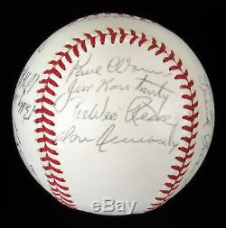 Nice Jackie Robinson 1969 Hall Of Fame Multi Signed Baseball 14 Sigs JSA COA