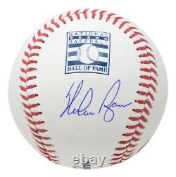 Nolan Ryan Signed Texas Rangers Hall of Fame MLB Baseball BAS