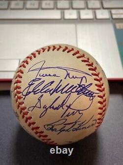 Official NL Hall of Fame Baseball with 14 signatures WILLIE MAYS, McCovey, Bench