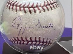 Ozzie Smith Signed Hall Of Fame MLB Baseball with Display- PSA/DNA Authenticated