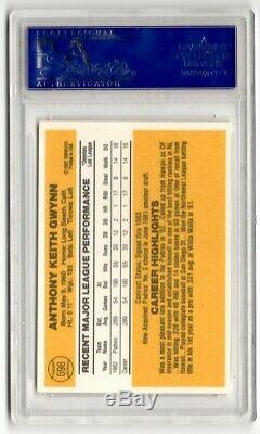 PSA 10 Tony Gwynn 1983 Donruss #598 Rookie Card, San Diego Padres, Hall of Fame
