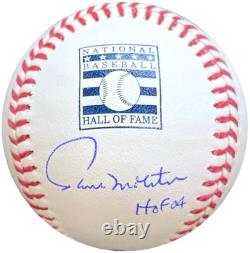 Paul Molitor Autographed Rawlings Hall of Fame OMLB Baseball Twins Brewers Auto