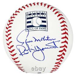 Paul Molitor and Robin Yount Signed Rawlings Official MLB Hall of Fame Baseball