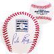 Pedro Martinez Autographed Hall Of Fame Hof Logo Baseball Red Sox Beckett 211749