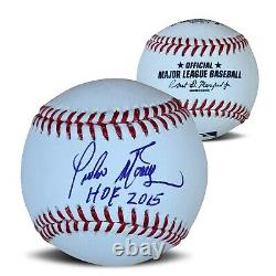 Pedro Martinez Autographed Hall of Fame HOF 2015 Signed MLB Baseball JSA COA