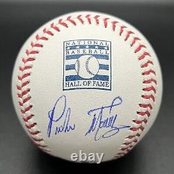 Pedro Martinez Hall of Fame Autographed Baseball Boston Red Sox Expos Mets (JSA)