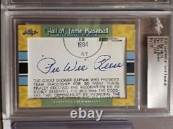 Pee Wee Reese 2020 Leaf Hall of Fame Baseball CUT SIGNATURE card #d 9/20 Dodgers