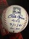 Pete Rose auto Hall of Fame HOF Logo Baseball Signed 4192 9/11/85 801pm