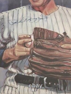 Phil Rizzuto Numbered Lithograph New York Yankees Baseball Hall of Fame 1997