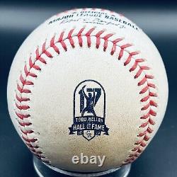 RARE Todd Helton Hall Of Fame Game Used MLB Authenticated Ball Higashioka