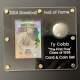 RARE Ty Cobb Custom Set 2014 Baseball Hall of Fame Card & Proof $1 Silver Dollar