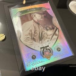 RARE Ty Cobb Custom Set 2014 Baseball Hall of Fame Card & Proof $1 Silver Dollar