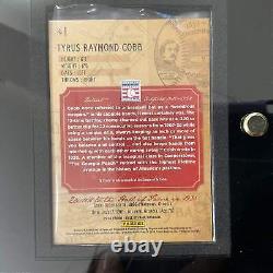 RARE Ty Cobb Custom Set 2014 Baseball Hall of Fame Card & Proof $1 Silver Dollar