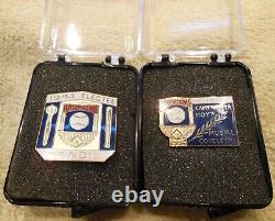 RETRO SET 1944 LANDIS 1969 MUSIAL Official Baseball HALL of FAME PRESS PINS