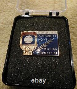 RETRO SET 1944 LANDIS 1969 MUSIAL Official Baseball HALL of FAME PRESS PINS