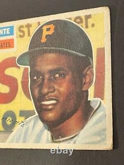 ROBERTO CLEMENTE 1956 Topps Baseball #33 gray back card. Hall of Fame Pirates