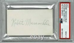 Rabbit Maranville Cut Hall Of Fame Auto Autograph Psa/dna Psa Mint 9