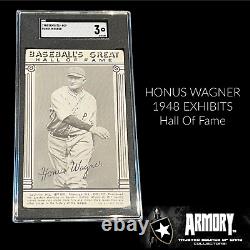 Rare! Hall Of Fame Honus Wagner, 1948 Pittsburgh Pirates Baseball Card Sgc 3 Vg
