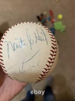 Red Ruffing Lefty Grove Jesse Haines Waite Hoyt Hall Of Fame Signed Baseball