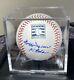 Reggie Jackson Autographed Hall Of Fame Baseball Mr October Inscription ROMLBHOF