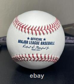 Reggie Jackson Autographed Hall Of Fame Baseball Mr October Inscription ROMLBHOF