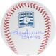 Reggie Jackson New York Yankees Signed Hall of Fame Logo Baseball & HOF 93 Insc