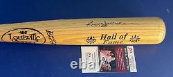 Reggie Jackson Signed 34 Hall Of Fame Baseball Bat JSA AU08433 n9s