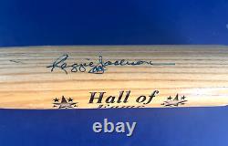 Reggie Jackson Signed 34 Hall Of Fame Baseball Bat JSA AU08433 n9s