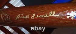 Rick Ferrell Signed Cooperstown Baseball Hall of Fame Bat (34)