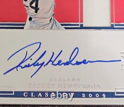 Rickey Henderson Auto 2020 National Treasures Hall of Fame Autograph Relic /49