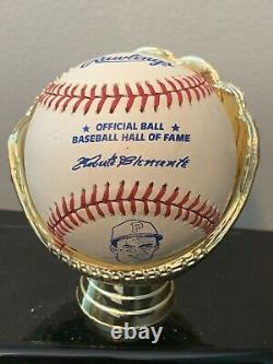 Roberto Clemente Pirates Hall of Fame Baseball Inductee 1973 RARE RAWLINGS Haiti