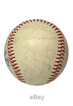 Roberto Clemente Stan Musial Zack Wheat Hall Of Fame Multi Signed Baseball JSA
