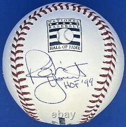 Robin Yount Autographed Signed Hall Of Fame Baseball with HOF'99 & JSA COA