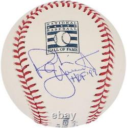 Robin Yount Milwaukee Brewers Signed Hall of Fame Logo Baseball & HOF 99 Insc