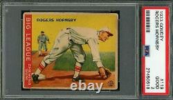 Rogers Hornsby 1933 Goudey #119 PSA 2 Hall of Fame Great / Centered