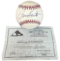 Ron Santo? Chicago Cubs Signed OML Baseball Autograph Hall Of Fame -COA