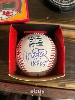 Ryne Sandberg Signed Autograph Hof Hall Of Fame Baseball ROMLB Ball JSA COA