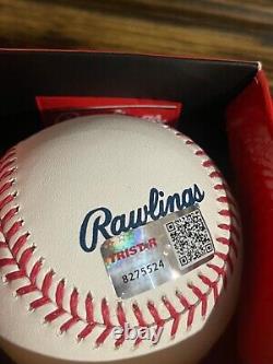 Ryne Sandberg Signed Autograph Hof Hall Of Fame Baseball ROMLB Ball JSA COA