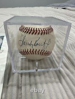 SANDY KOUFAX Signed Official MLB Baseball-HALL OF FAME-BROOKLYN DODGERS-JSA