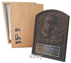 Sadaharu Oh Japanese Baseball Hall of Fame Commemorative Bronze Plaque with Box