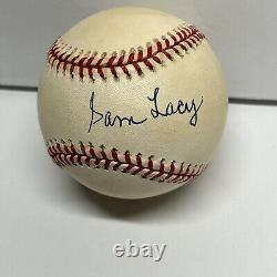 Sam Lacy Autographed Signed OAL Baseball Baseball Hall Of Fame 1997