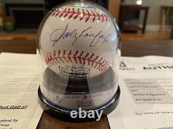 Sandy Koufax Autographed Hall of Fame Baseball Upper Deck UDA Beckett 9