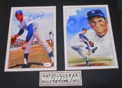 Sandy Koufax Hall of Fame Signed Photo, MLB Baseball Los Angeles Dodgers + BONUS